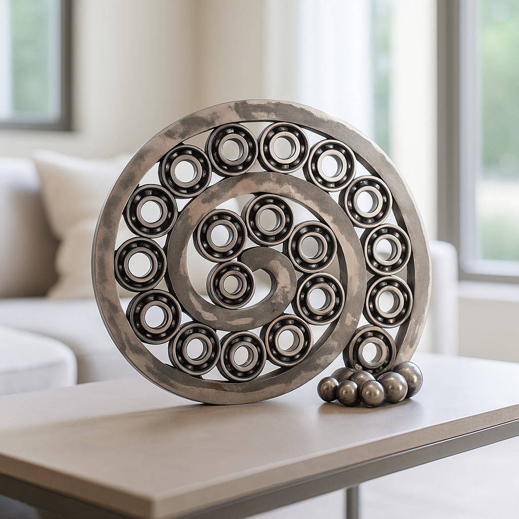 Γλυπτό από Μέταλλο Σπείρες